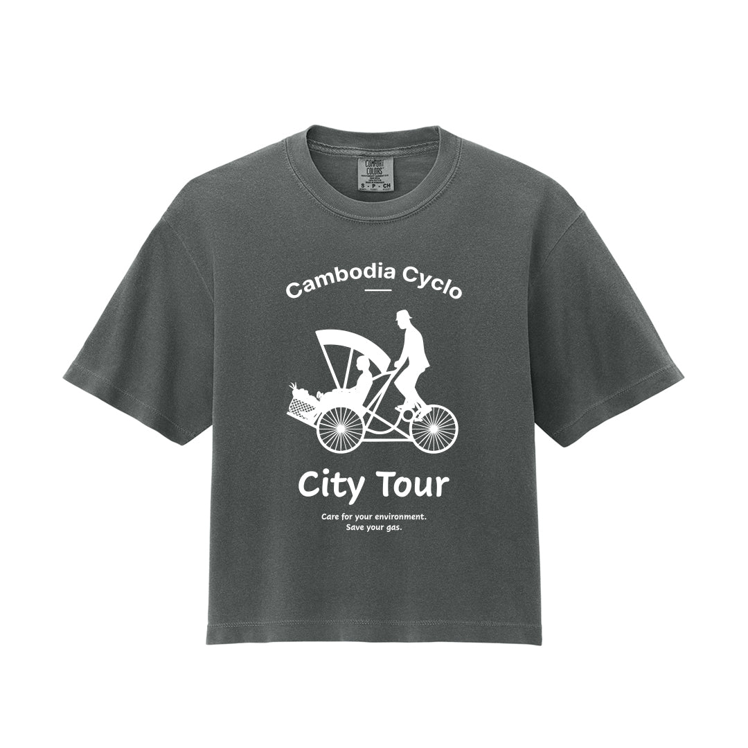 Cambodia Cyclo Women's Boxy Tee