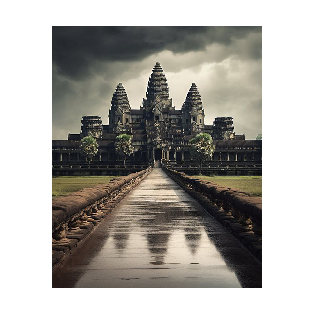 Angkor Wat Road Canvas