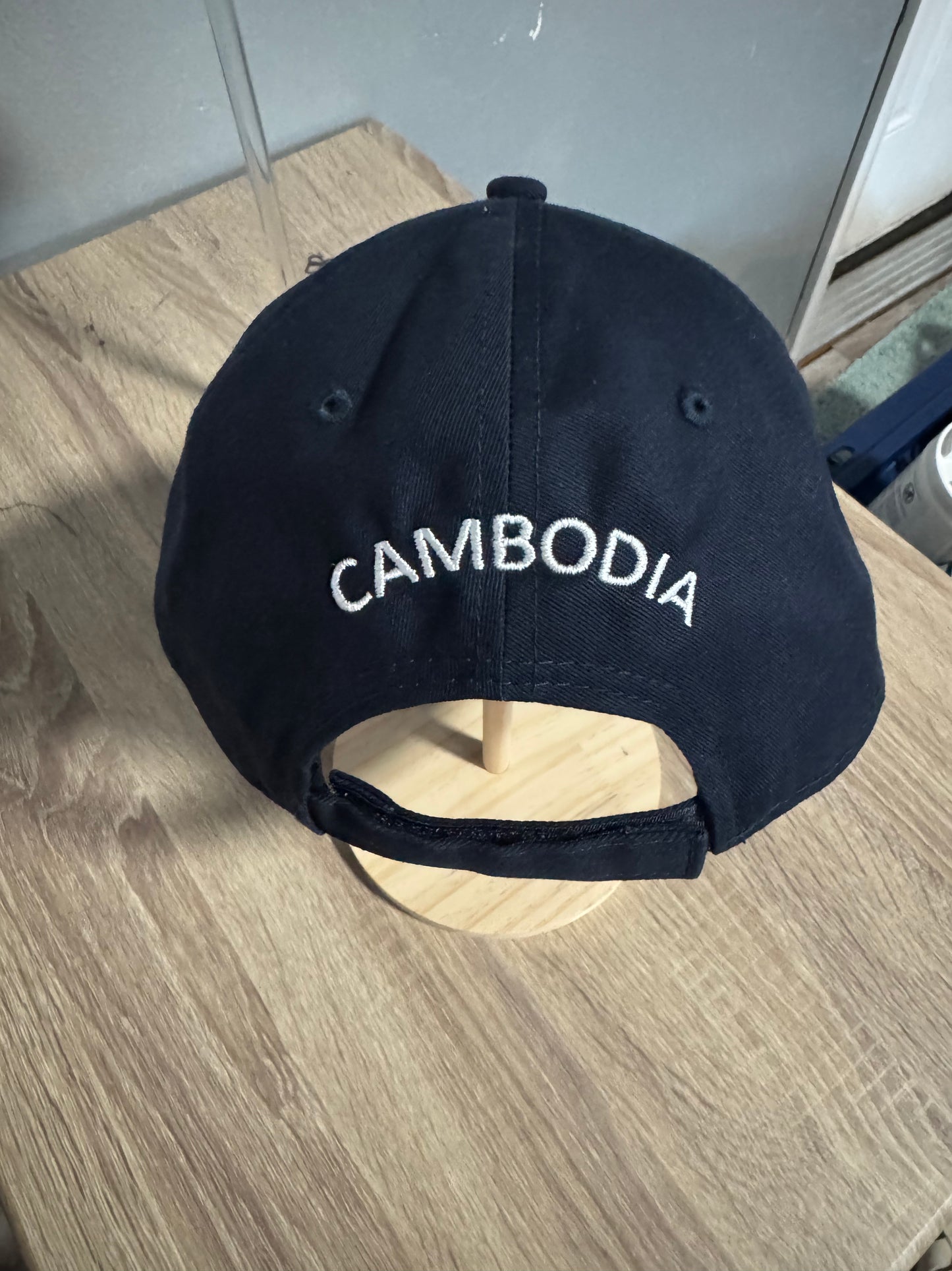 Cambodia flag logo, Hats embroidered