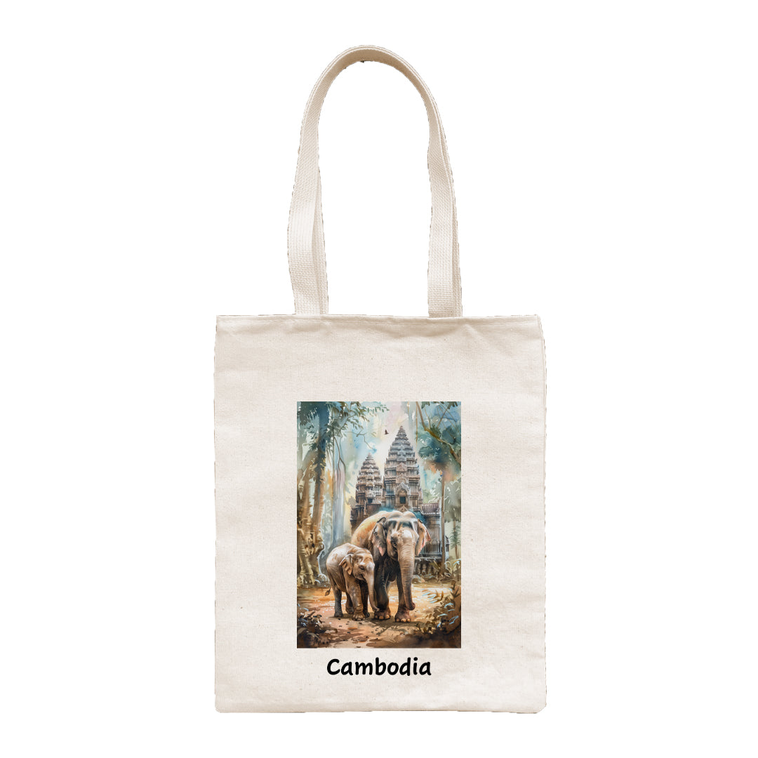 Natural Tall Tote Bag