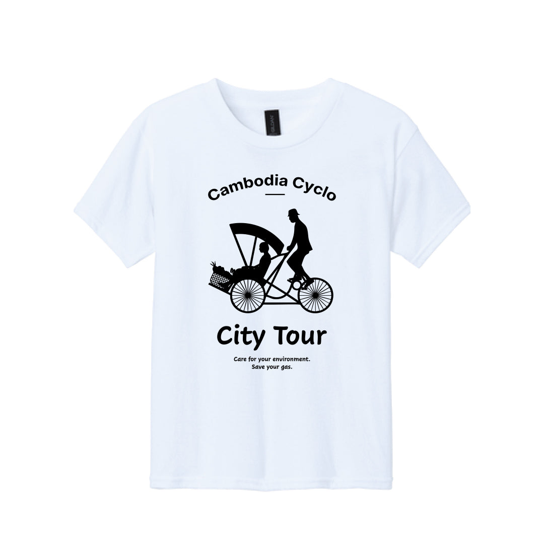 Cambodia Cyclo City Tour Youth Tee