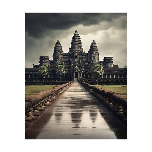 Angkor Wat Road Canvas