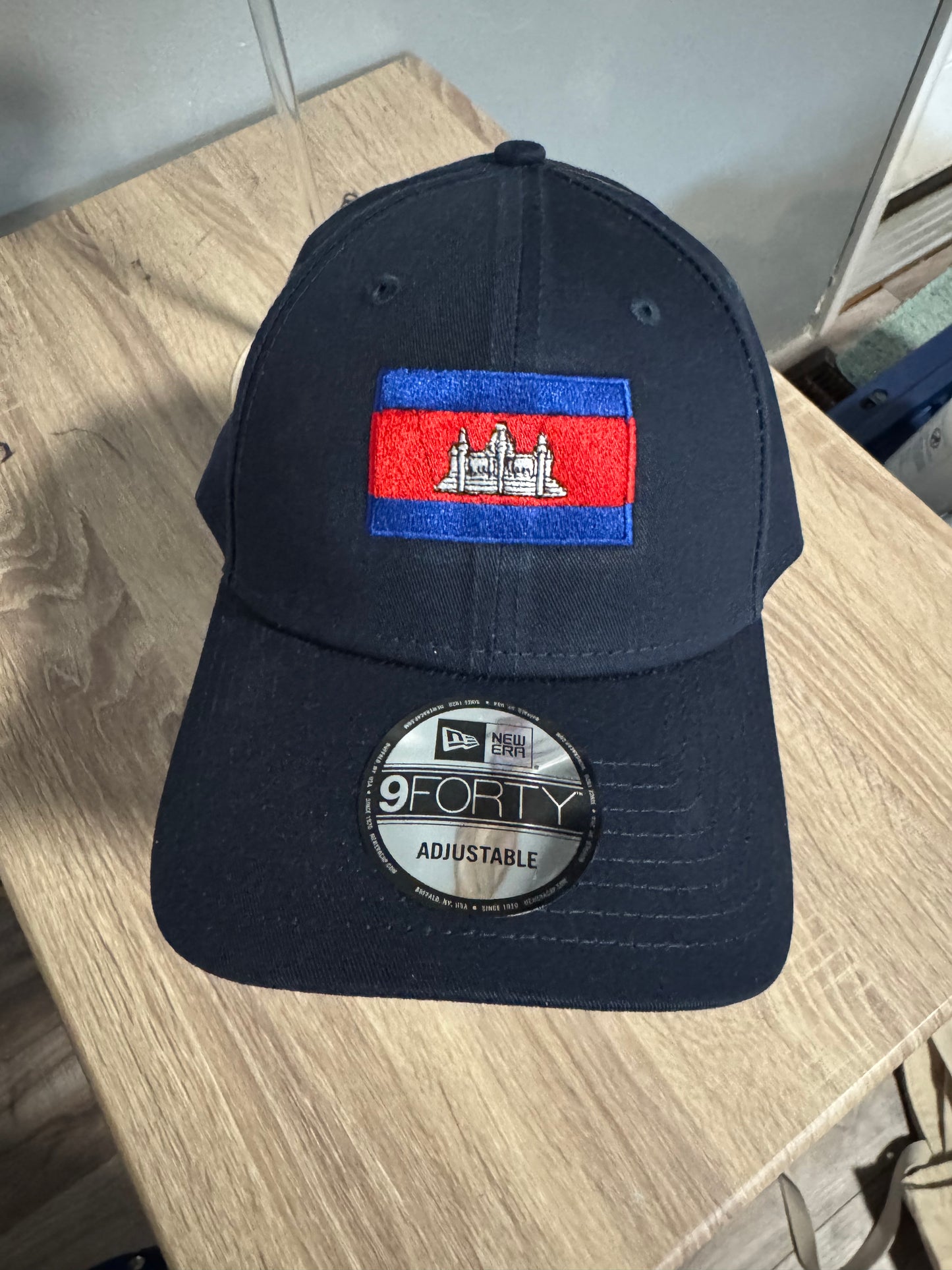 Cambodia flag logo, Hats embroidered